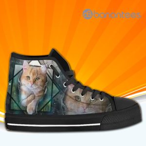 3D Pet Cat High Top Canvas Shoes Sneakers For Men And Women Product Photo