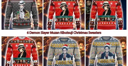 6 Demon Slayer Muzan Kibutsuji Christmas Sweaters