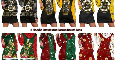 6 Hoodie Dresses for Boston Bruins Fans