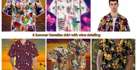 6 Summer Hawaiian shirt with wine detailing