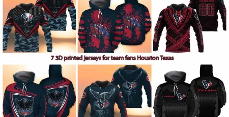 7 3D printed jerseys for team fans Houston Texas