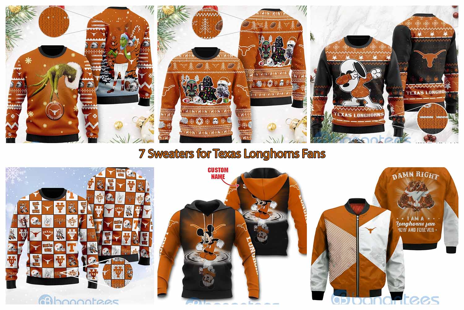 7 Sweaters for Texas Longhorns Fans