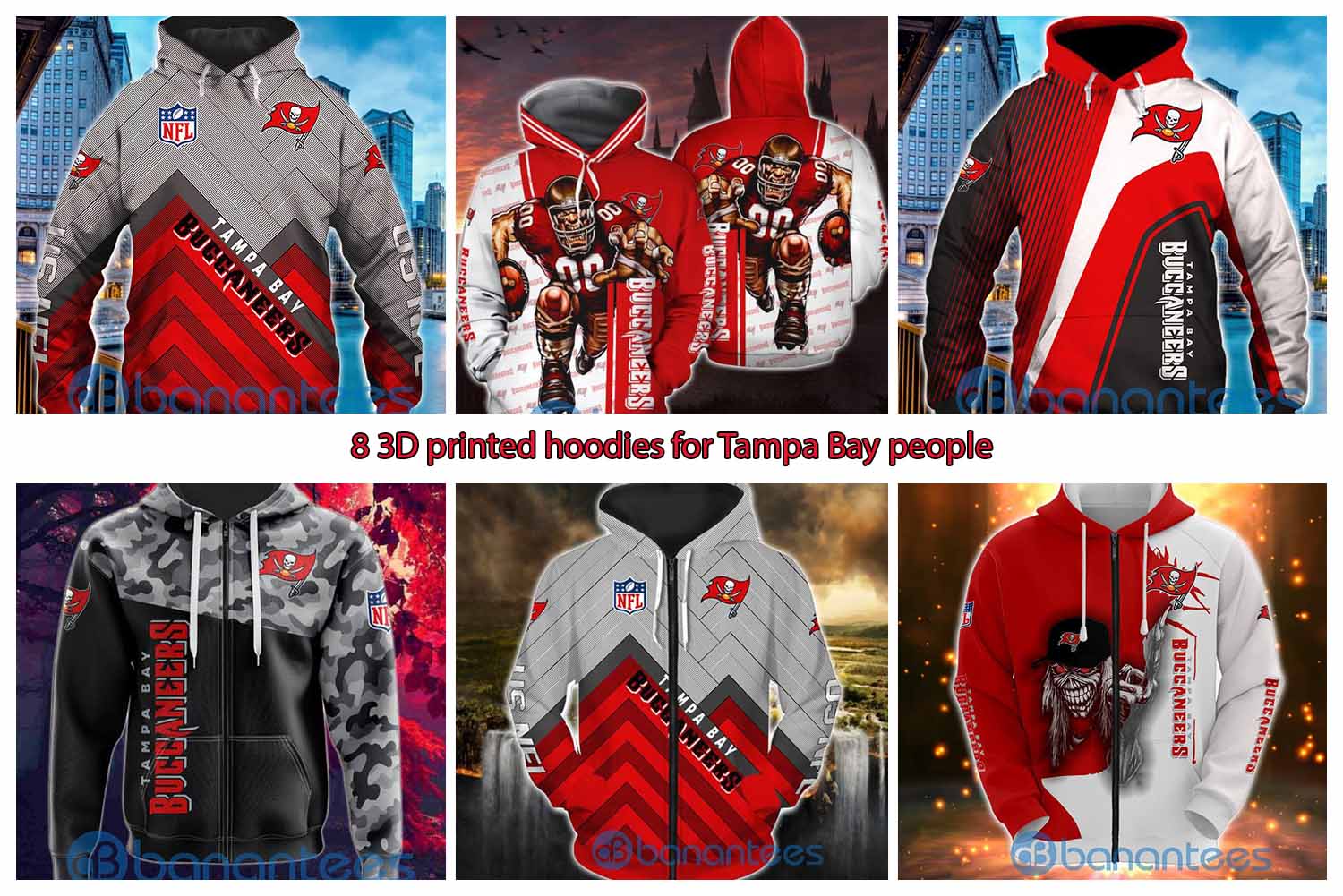8 3D printed hoodies for Tampa Bay people