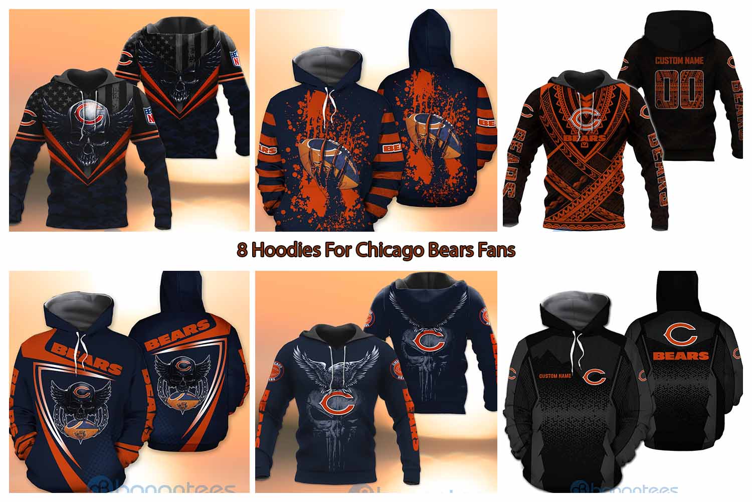 8 Hoodies For Chicago Bears Fans
