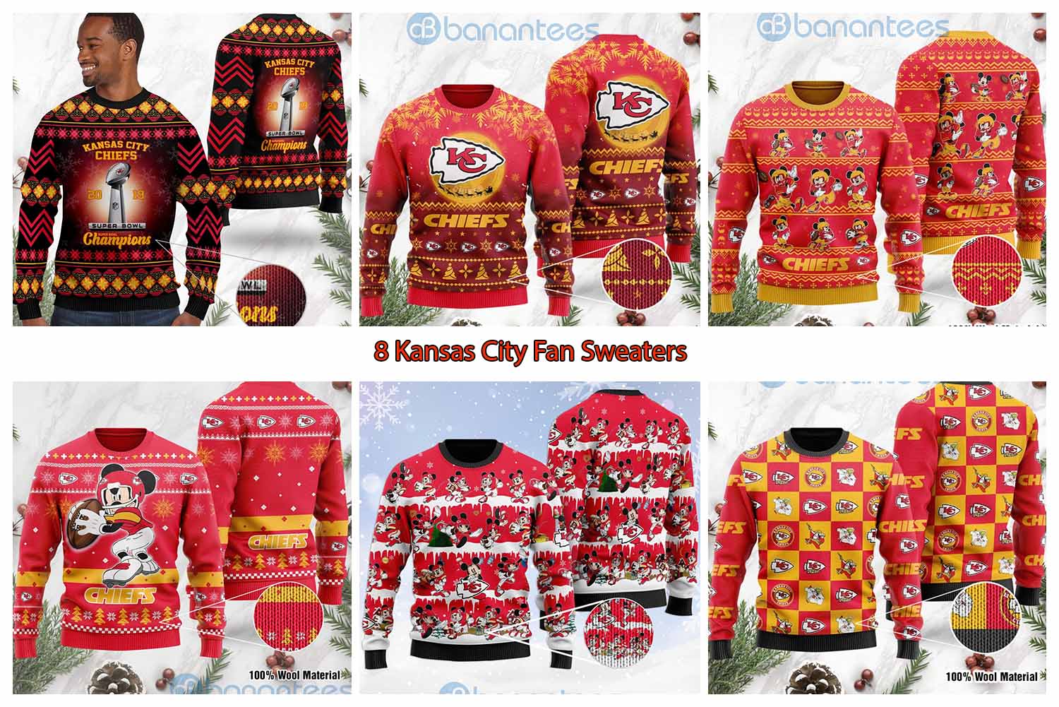 8 Kansas City Fan Sweaters