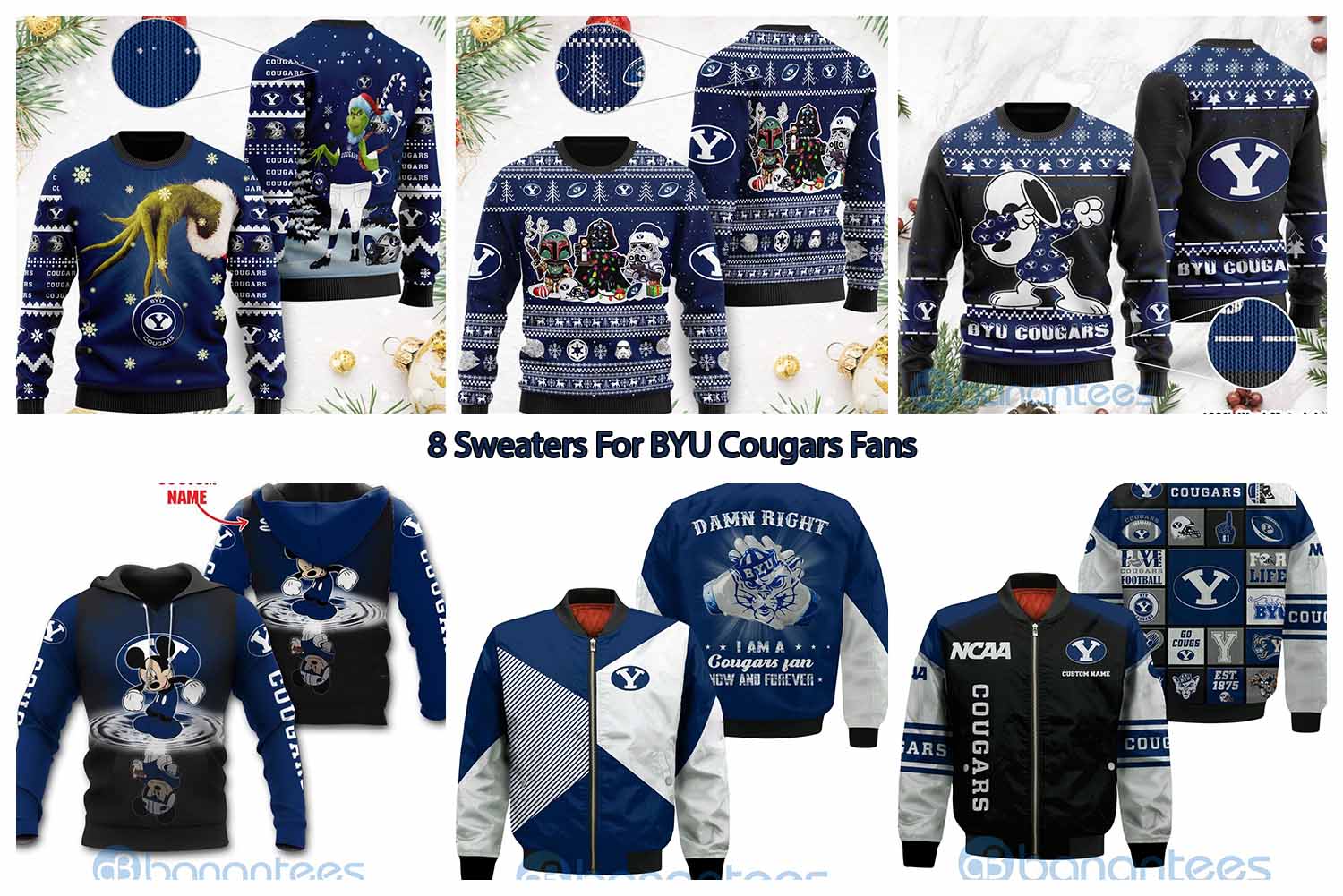 8 Sweaters For BYU Cougars Fans