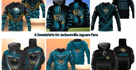 8 Sweatshirts for Jacksonville Jaguars Fans