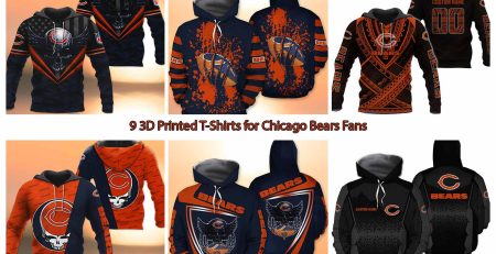 9 3D Printed T-Shirts for Chicago Bears Fans