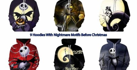 9 Hoodies With Nightmare Motifs Before Christmas