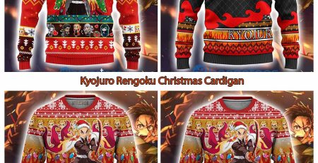 Kyojuro Rengoku Christmas Cardigan