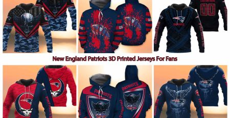 New England Patriots 3D Printed Jerseys For Fans