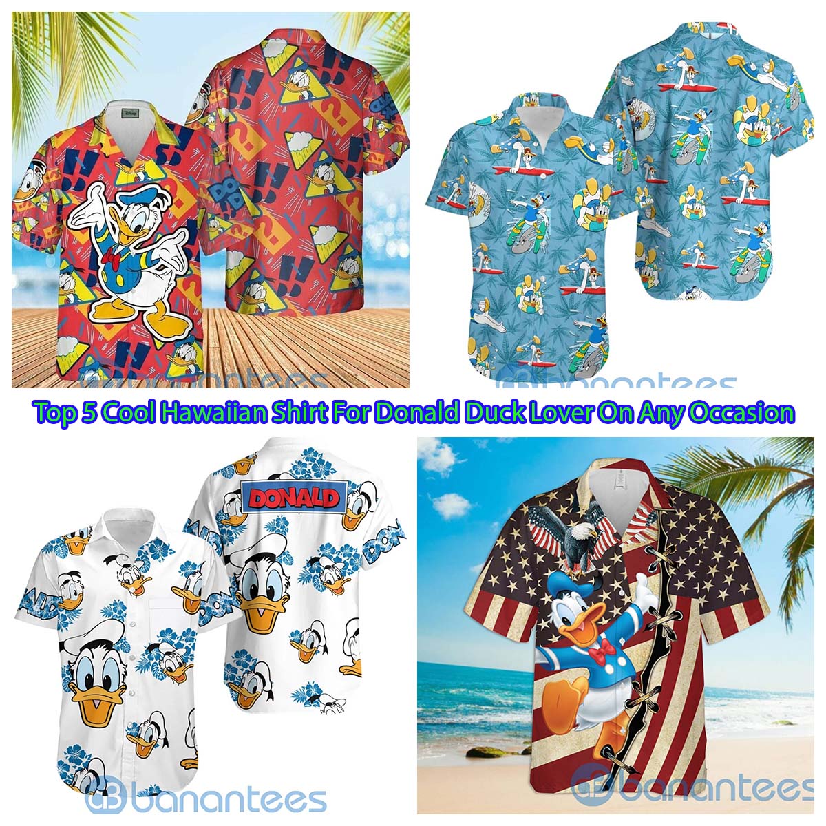 Top 5 Cool Hawaiian Shirt For Donald Duck Lover On Any Occasion