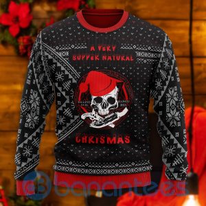 A Very Supernatural Christmas All Over Printed Ugly Christmas Sweater Product Photo