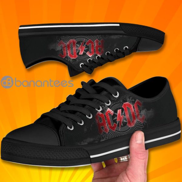 ACDC Lovely Design Graphic Low Top Canvas Shoes Product Photo