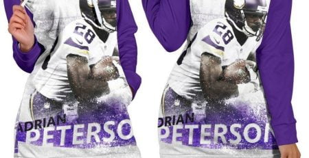 2 Hoodie Dress for Adrian Peterson Team Fans