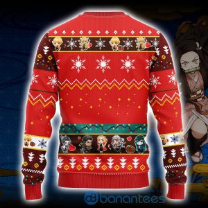 Agatsuma Zenitsu Demon Slayer Anime Ugly Christmas Sweater All Over Printed Shirt Product Photo