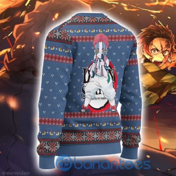 Akaza Demon Slayer Anime Anime Ugly Christmas Sweater Product Photo