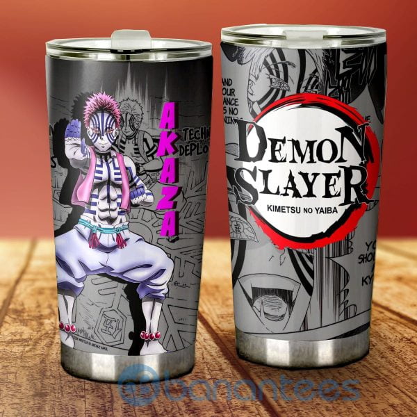 Akaza Tumbler Custom Demon Slayer Anime Gifts For Fans Product Photo
