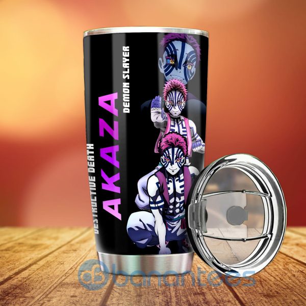 Akaza Tumbler Custom Demon Slayer Anime Gifts Idea For Fans Product Photo