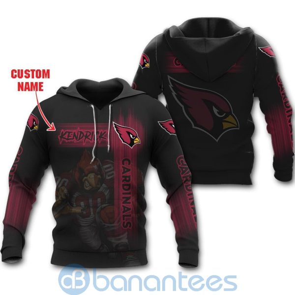Arizona Cardinals Mascot Custom Name 3D All Over Printed Shirt Product Photo