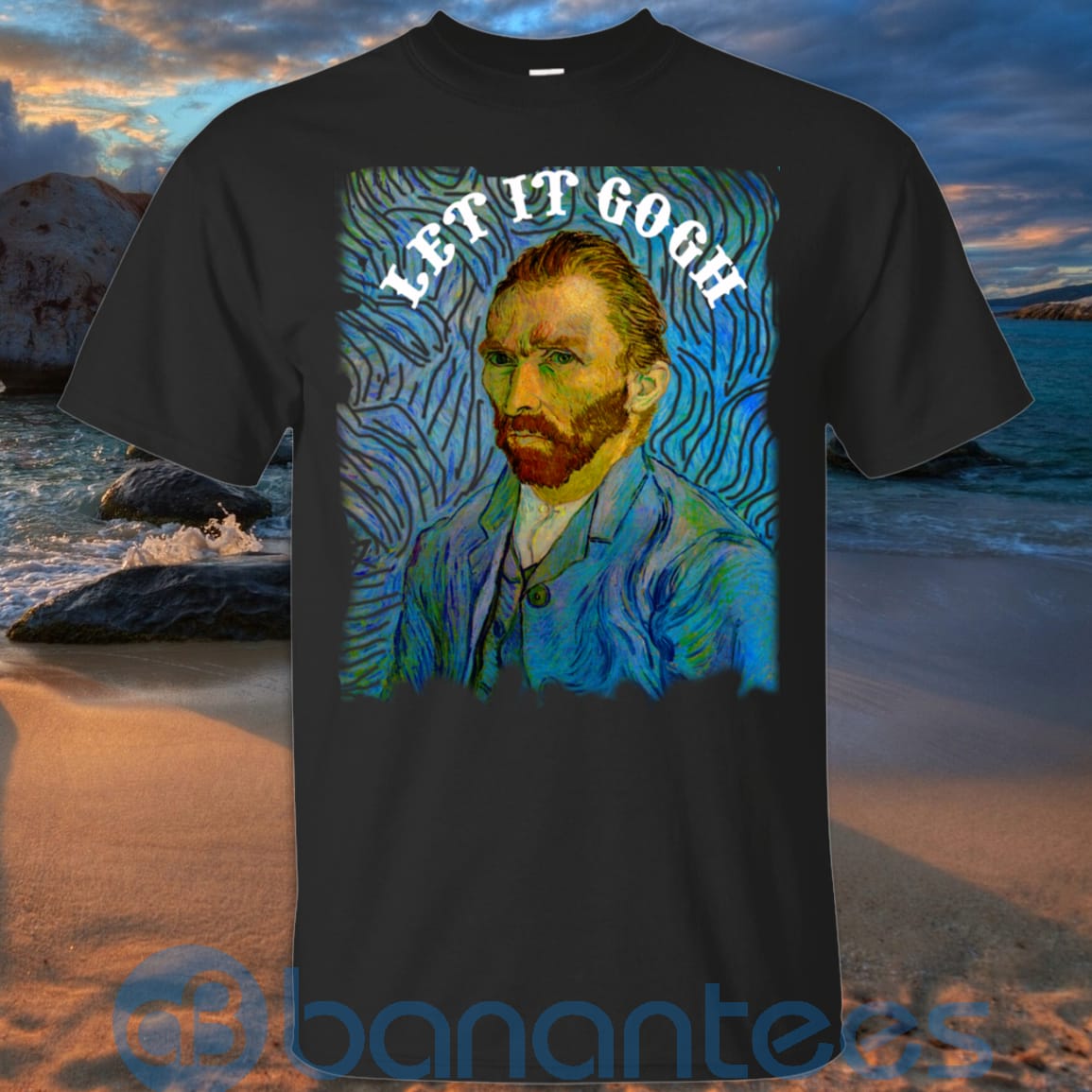 Art Let It Gogh Shirt, Van Gogh Shirt, Vincent Van Gogh T-Shirt Hoodie Sweatshirt