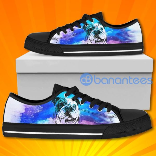 Artistic Bull Special Design Graphic Low Top Canvas Shoes Product Photo