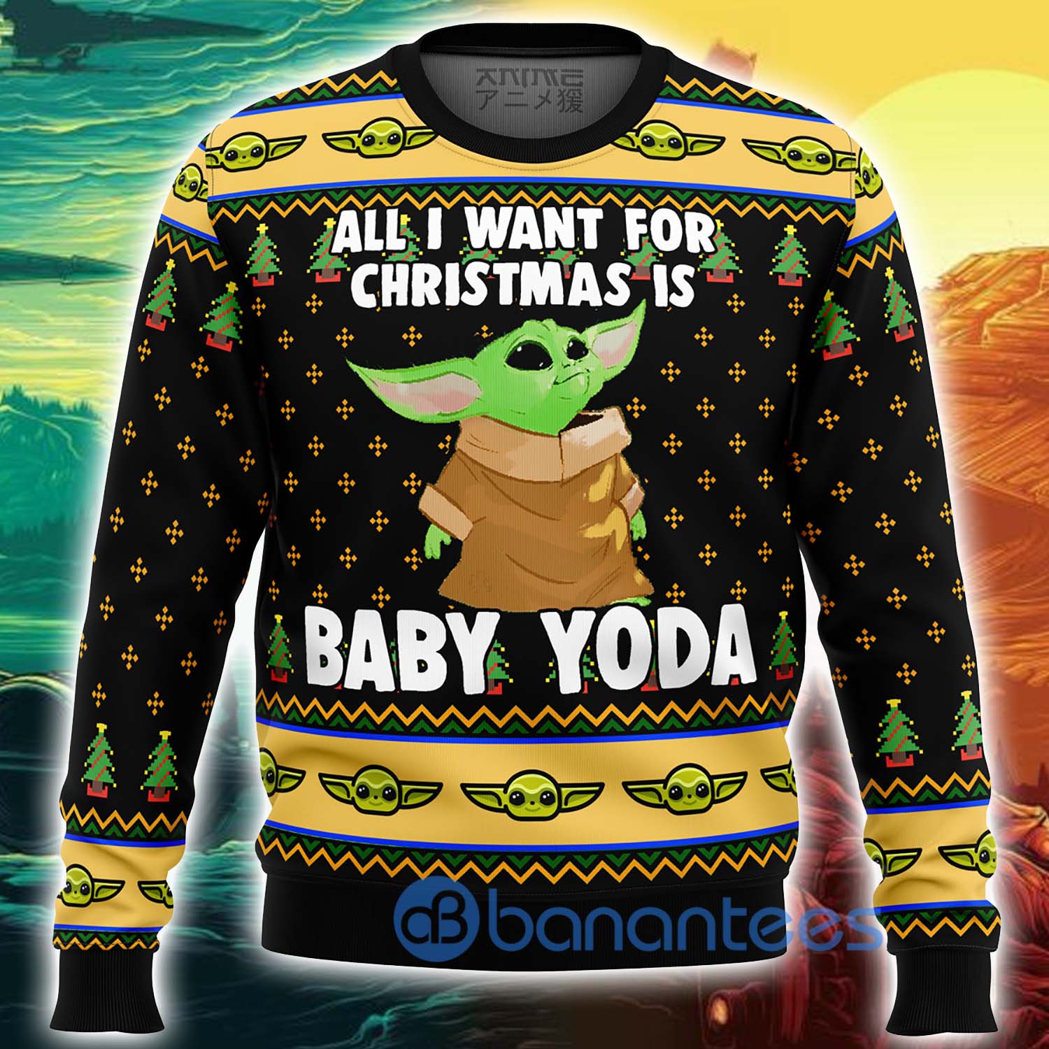 Baby Yoda All I Want For Christmas Sweater | Where To Buy