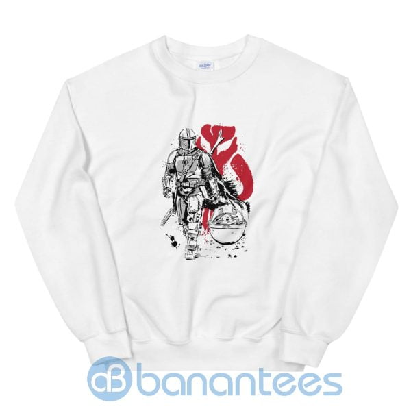 Baby Yoda And The Mandalorian Sweatshirt Product Photo