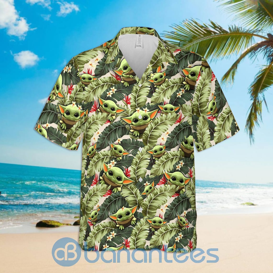 Baby Yoda Lover Tropical Happy Summer Hawaiian Shirt