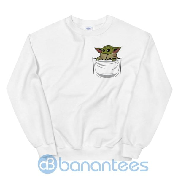 Baby Yoda Pocket Baby Yoda Lover Sweatshirt Product Photo