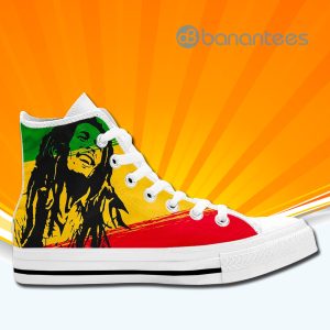 Bob Marley High Top Canvas Shoes Sneakers Custom Shoes Product Photo