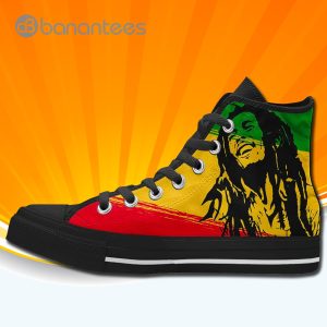 Bob Marley High Top Canvas Shoes Sneakers Custom Shoes Product Photo