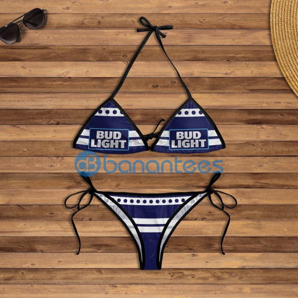 Bud Light String Bikini Summer Set, Waisted Bikini, Beer Bikini Product Photo