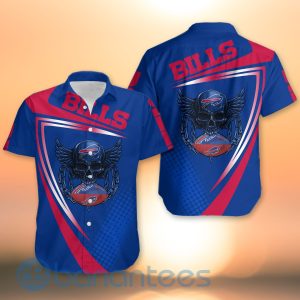 Buffalo Bills NFL Skull American Football Sporty Design 3D All Over Printed Shirt Product Photo