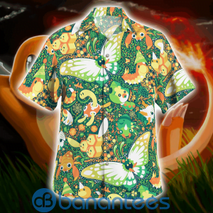 Bug Pokemon Short Sleeves Hawaiian Shirt Summer Shirt Product Photo