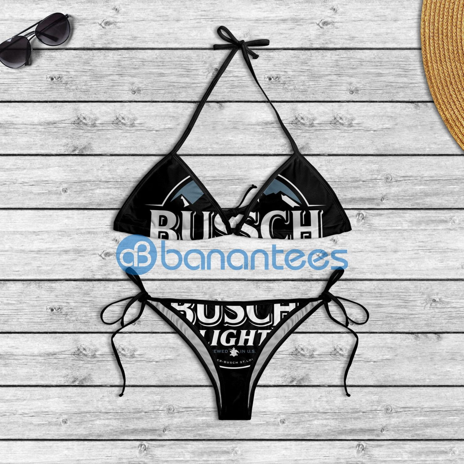 Busch Light String Bikini Summer Set, Waisted Bikini for Busch Latte fans Product photo 1