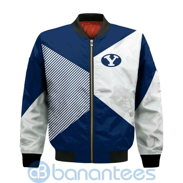 BYU Cougars Damn Right I Am Cougars Fan Now And Forever Bomber Jacket Product Photo