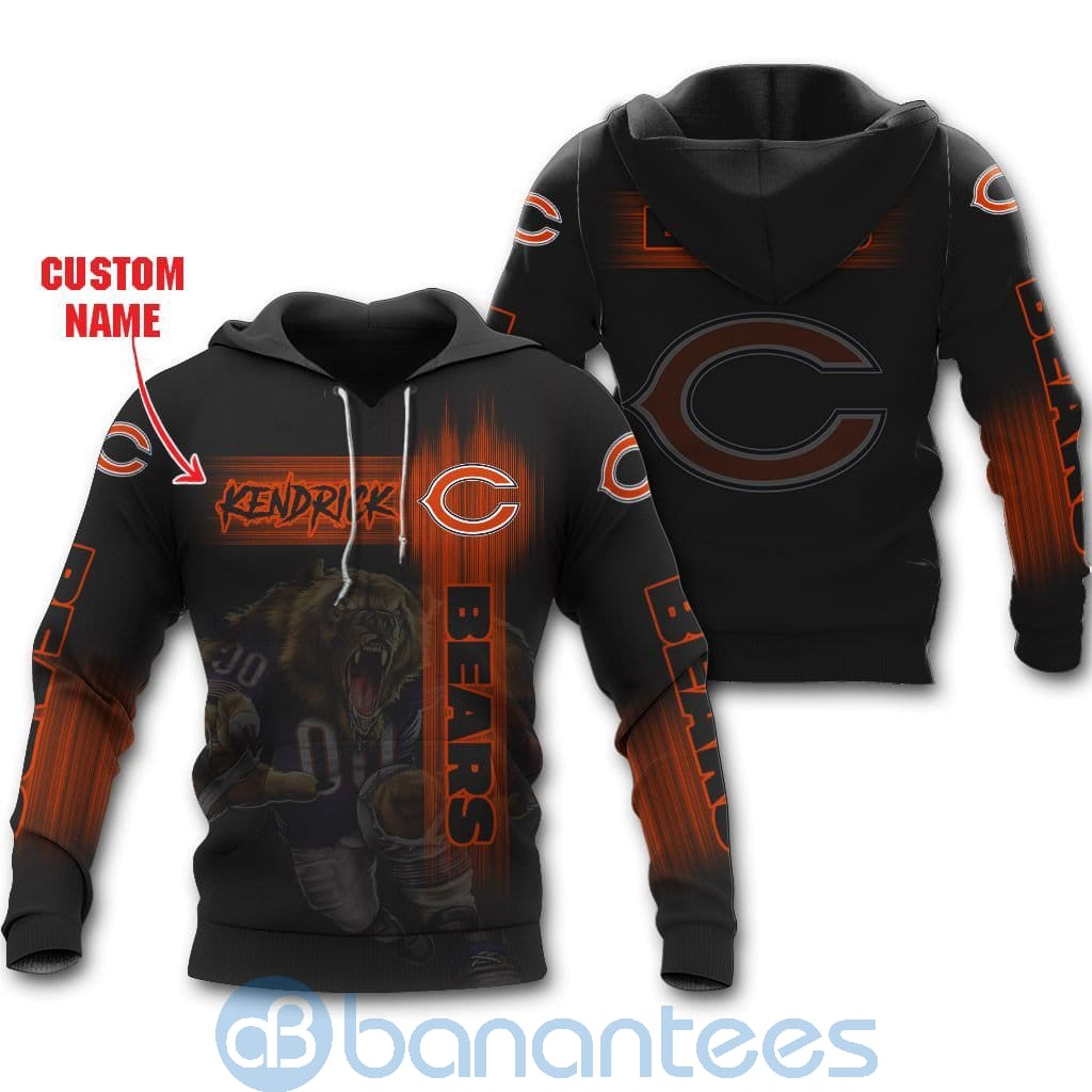 Chicago Bears Mascot Custom Name 3D All Over Printed Shirt