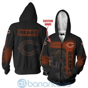 Chicago Bears Mascot Custom Name 3D All Over Printed Shirt Product Photo