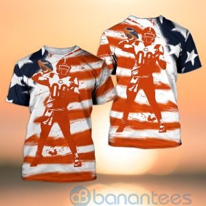 Chicago Bears NFL Team Water Color 3D All Over Printed Shirt Product Photo
