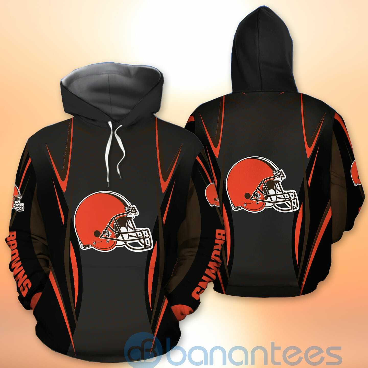 Cleveland Browns NFL American Football Sporty Design 3D All Over Printed Shirt