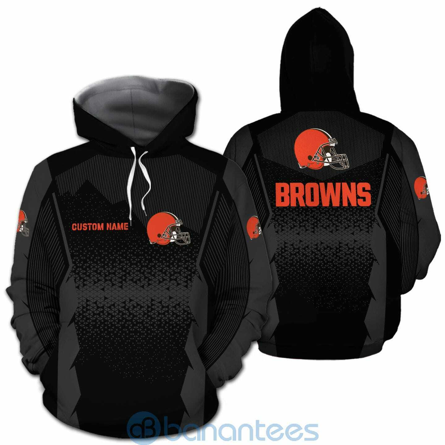 Cleveland Browns NFL Football Team Custom Name 3D All Over Printed Shirt
