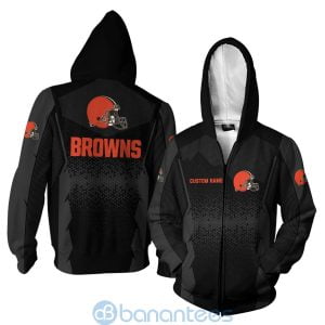 Cleveland Browns NFL Football Team Custom Name 3D All Over Printed Shirt Product Photo