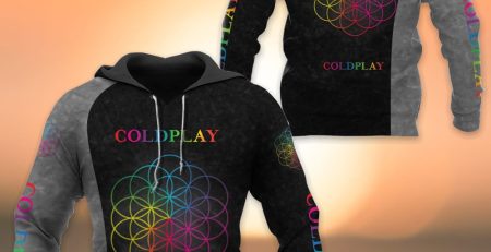 2 Black Zip Hoodie For Fans Of Rock Coldplay