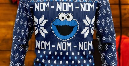 2 Cute Sweaters For The Cookie Monster Lover In Your Life