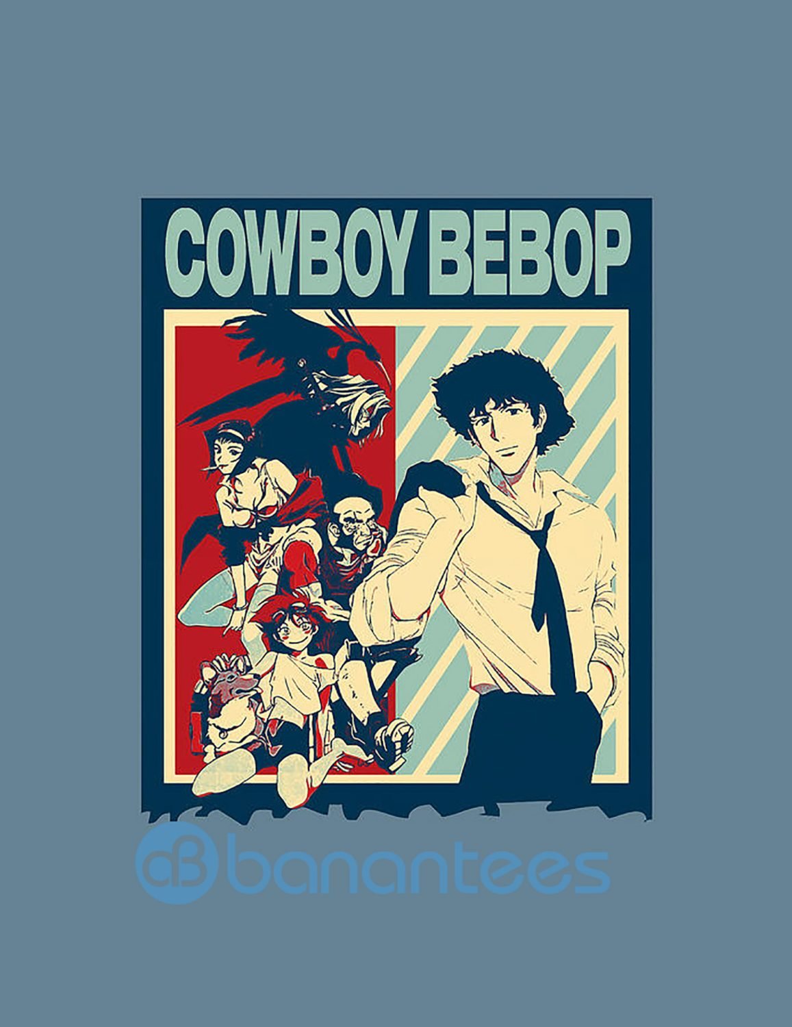 Cowboy Bebop Spike Spiegel And Friends Poster
