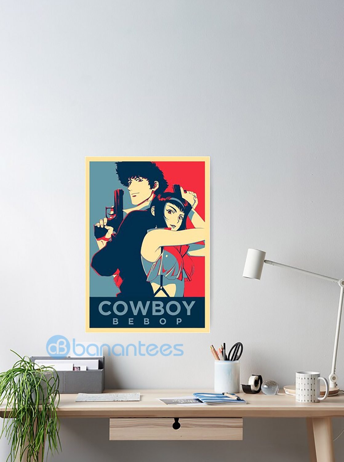 Spike Spiegel And Faye Valentine Cowboy Bebop Poster