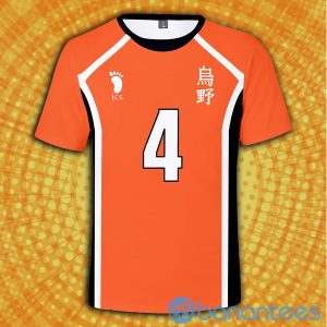 Custome Number Haikyuu Cosplay Anime Bokuto Volleyball Manga Vintage Pure 3D T-Shirt - 3D T-Shirt - Orange