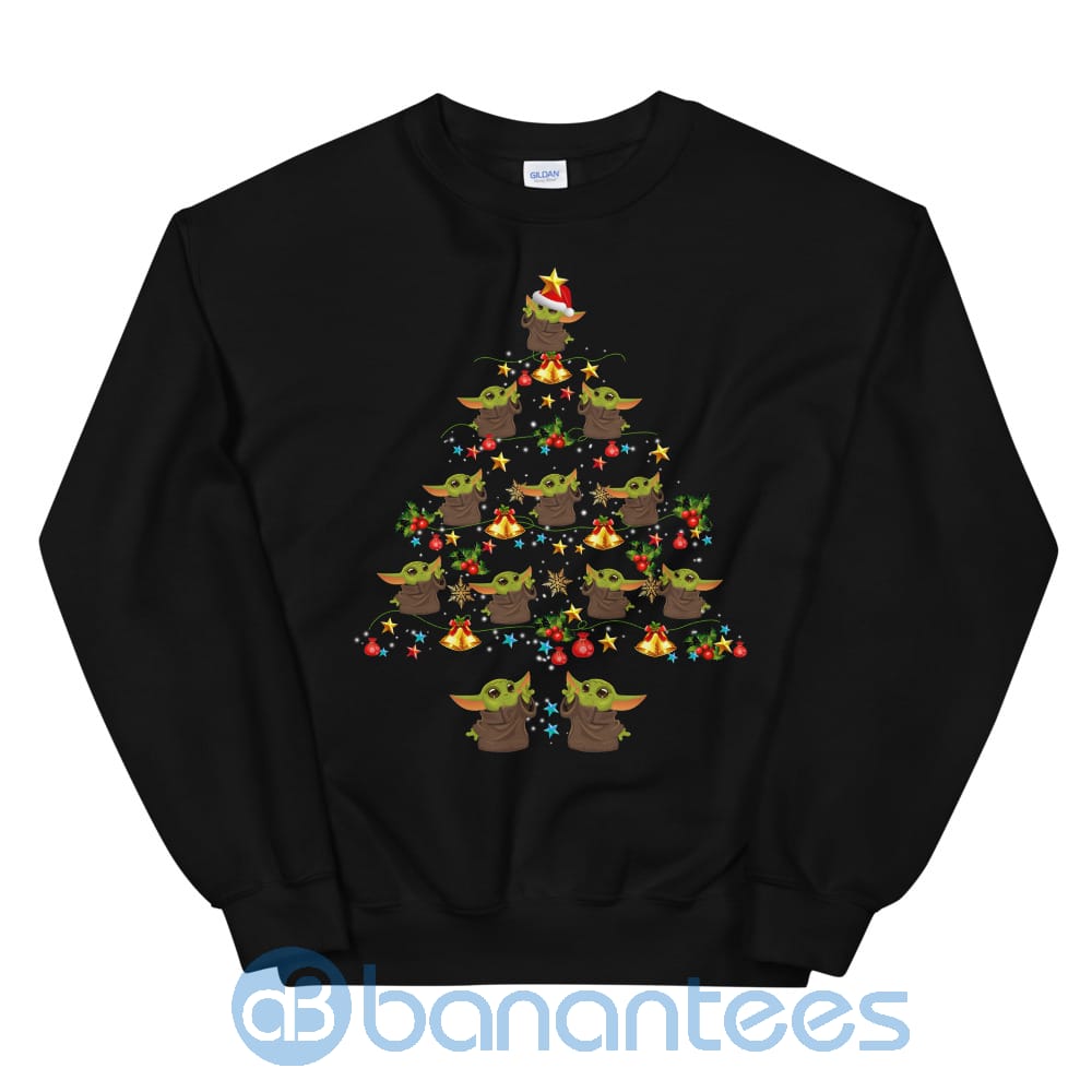 Cute Baby Yoda Christmas Tree Best Gift Sweatshirt