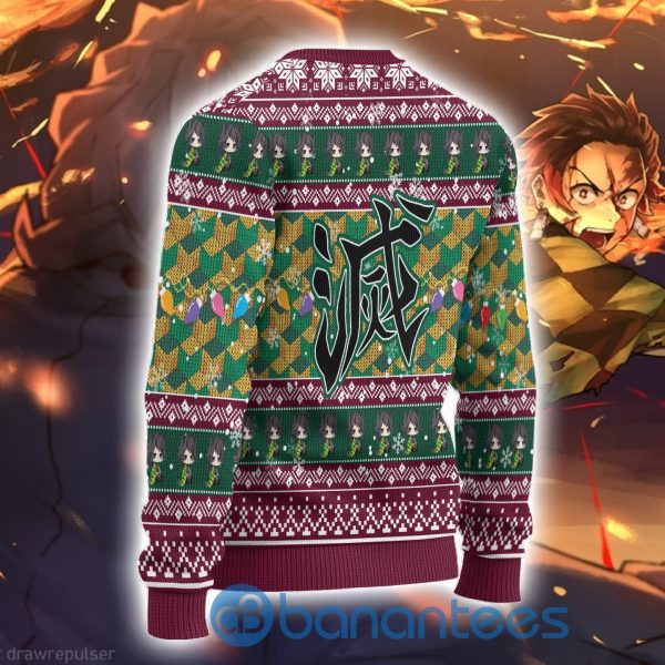 Demon Slayer Anime Giyuu Tomioka Anime Ugly Christmas Sweater Product Photo